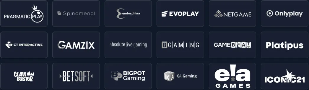 luckylion casino games providers